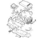 Craftsman 502255532 chassis & hood diagram