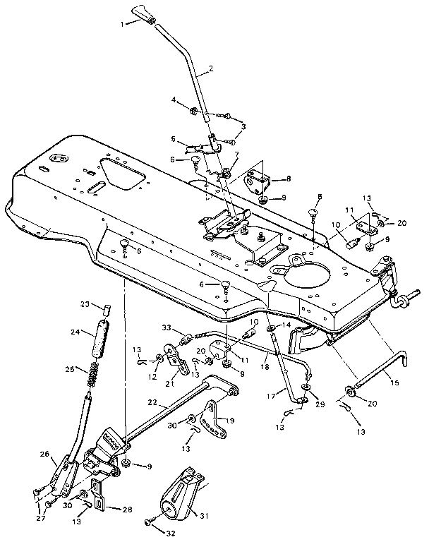 MOWER SUSPENSION