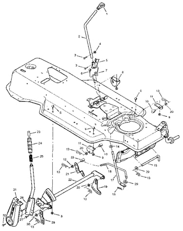 Mower suspension