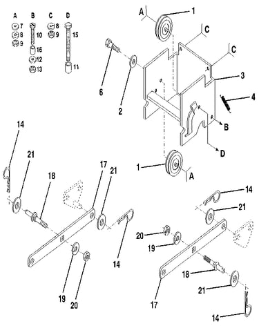Attaching parts