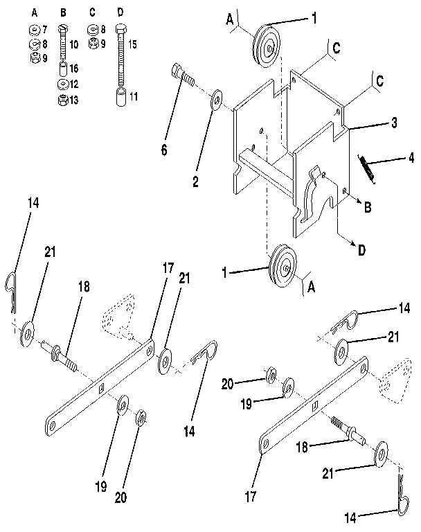 Attaching parts