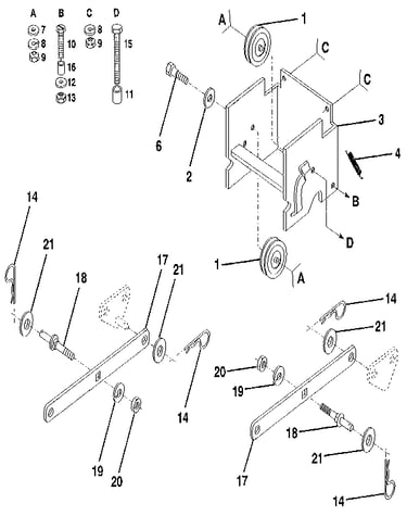 Attaching parts