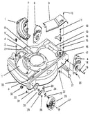 Deck & wheel assembly (self propelled)