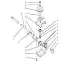 Lawn-Boy 10201-3900001 AND UP gear case assembly diagram