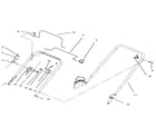 Lawn-Boy 10201-3900001 AND UP handle assembly diagram