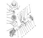 Lawn-Boy 10201-3900001 AND UP 2 cycle engine assembly diagram