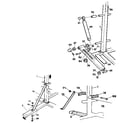 Lifestyler 35415700 bracket & stepper assembly diagram