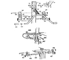 Weider E225 (SELF RETURNING CYLINDER) flex band attachment & arm press handlebar diagram