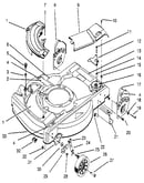 Deck & wheel assembly (self propelled)