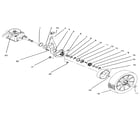 Lawn-Boy 10202-3900001 AND UP rear axle assembly diagram