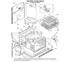 Kenmore 6654438914 electric oven diagram