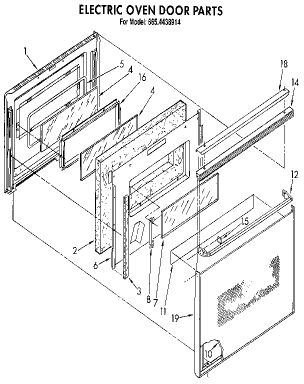ELECTRIC OVEN DOOR