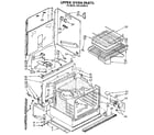 Kenmore 6654428914 upper oven diagram