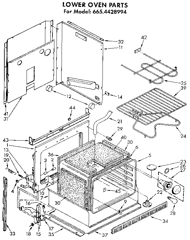 Lower oven