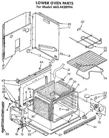 Lower oven