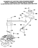 Door lock section