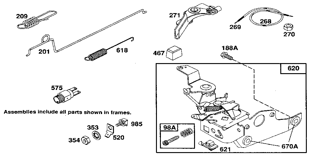 CARBURETOR CONTROL ASSEMBLY