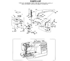 Kenmore 38519150090 zigzag guide assembly diagram