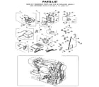 Kenmore 38519150090 motor assembly diagram