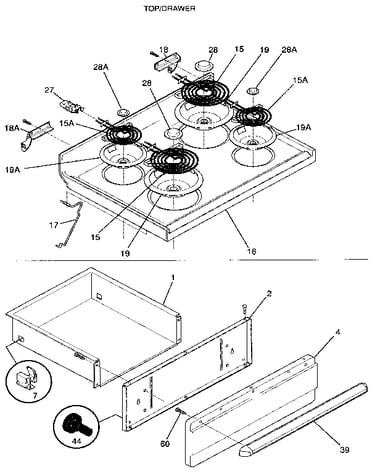 Top/drawer