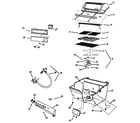 Kenmore 10605 grill head assembly diagram