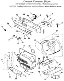 Console controls, drum