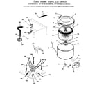Kenmore 41799165130 tubs, water, valve, lid switch diagram