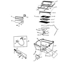 Kenmore 10585 grill head assembly diagram