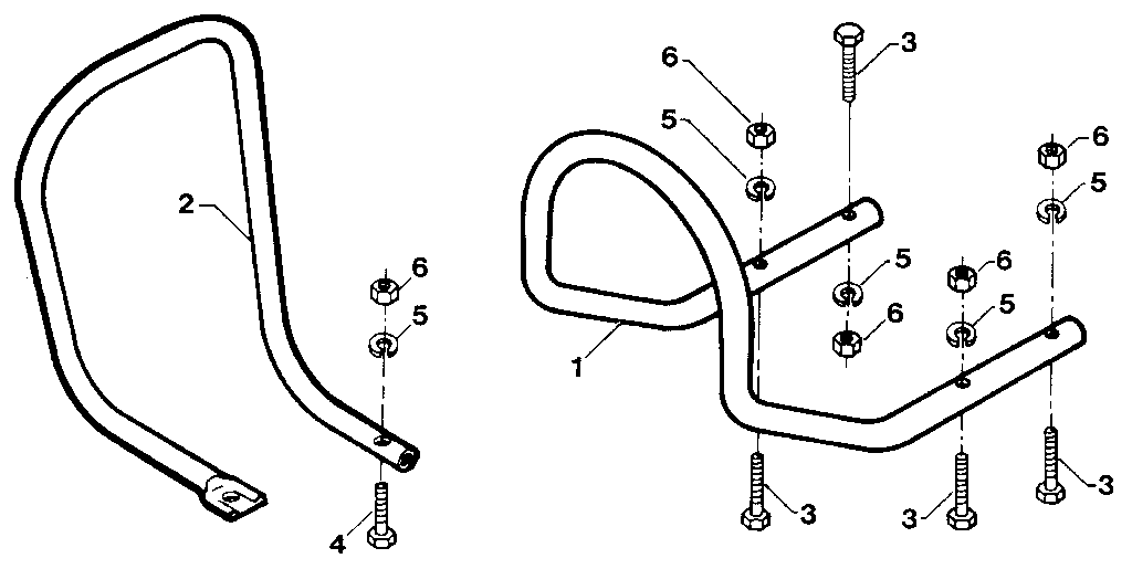 Bumper & carburetor guard attachment - part #11045