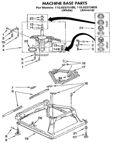 Machine base