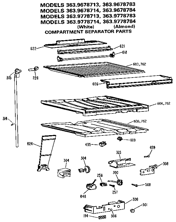 Compartment separator