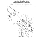 Kenmore 41798989140 gas valve, burner assy, sensor diagram