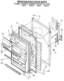 Refrigerator door