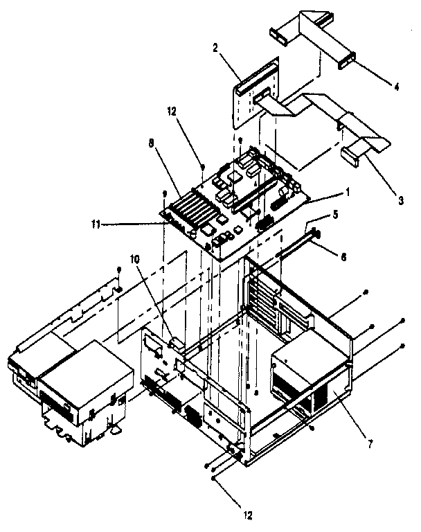 Assembly 2:  system unit-interior