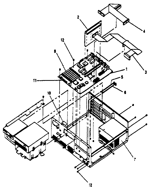 Assembly 2:  system unit-interior