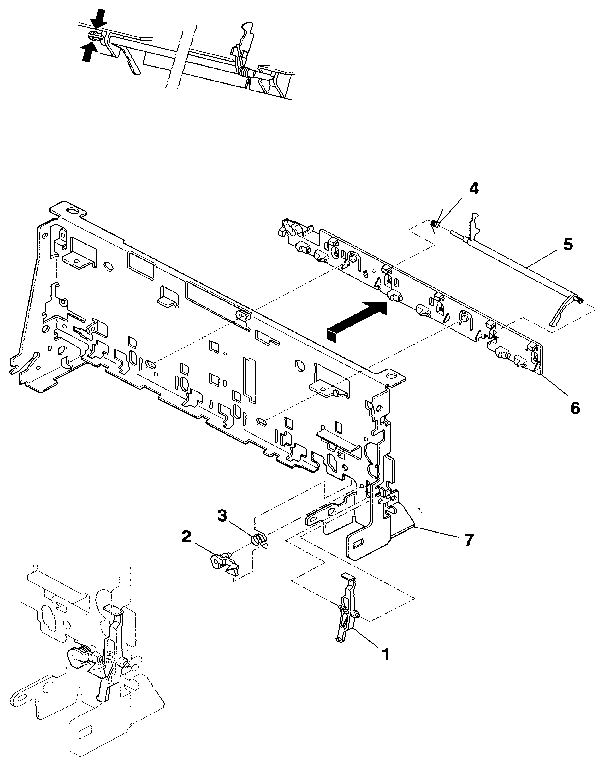 Printer frame