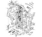 Weslo WL820922 unit parts diagram