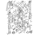 Weslo WL821120 unit parts diagram
