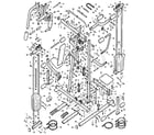 Weslo WL821121 unit parts diagram