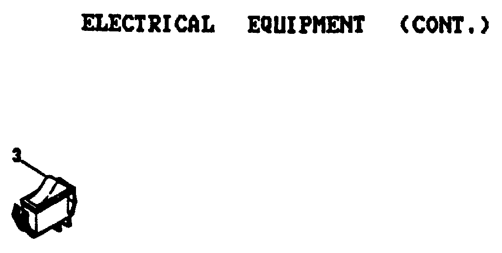 ELECTRICAL EQUIPMENT