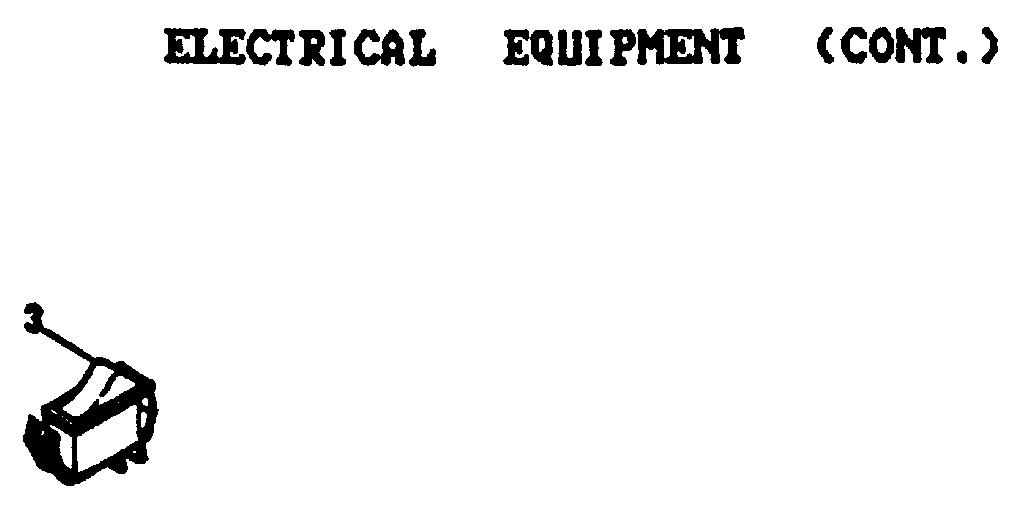 ELECTRICAL EQUIPMENT