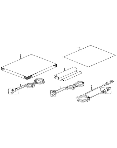 Power supply cable and ink ribbon