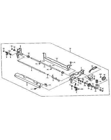 Exit frame assembly