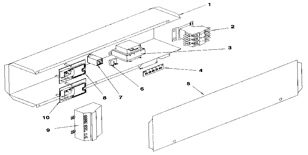 Replacement parts - control box