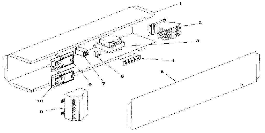 Replacement parts - control box