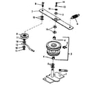 Craftsman 842240550 pulley assembly diagram