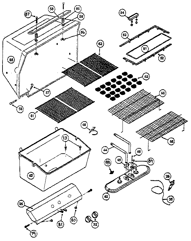 Grill and burner