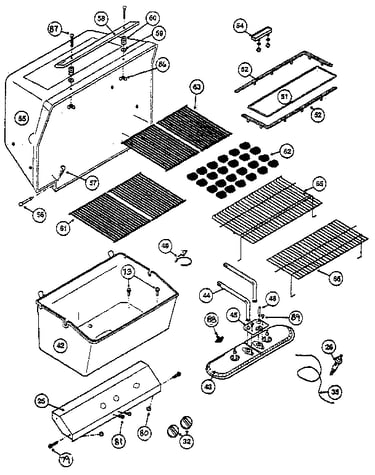 Grill and burner