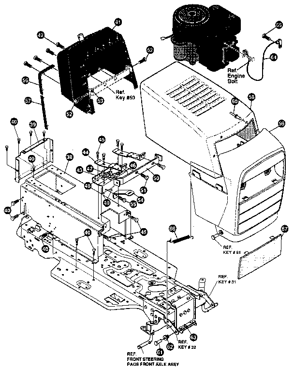 HOOD AND CHASSIS ASSEMBLY