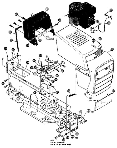Hood and chassis assembly